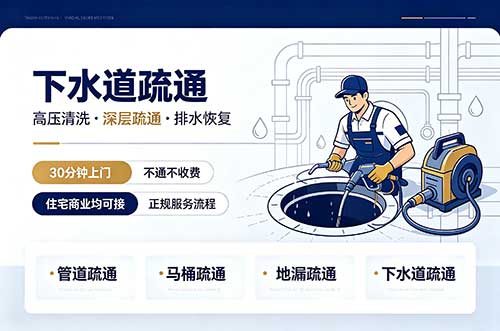 李沧下水道疏通