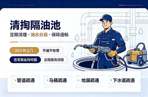 李沧清掏隔油池
